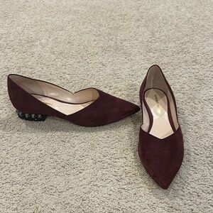 Nicholas Kirkwood burgundy shoes